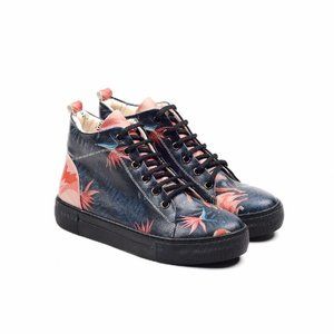 Goby Shoes - Floral Ankle Boots